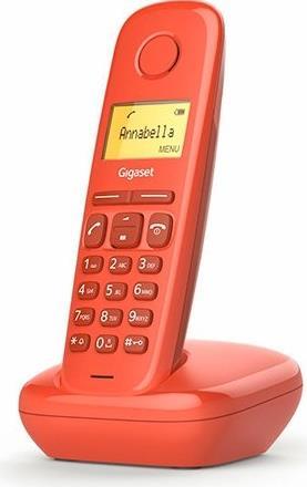 Image of Gigaset A170 - DECT-Telefon - Kabelloses Mobilteil - 50 Eintragungen - Rot (S30852H2802D206)