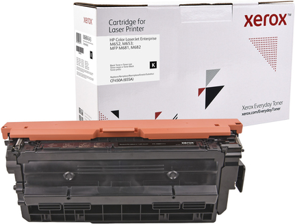 Image of Xerox Everyday - Schwarz - kompatibel - Tonerpatrone (Alternative zu: HP 655A, HP CF450A) - für HP Color LaserJet Enterprise M652, M653, LaserJet Enterprise Flow MFP M681, MFP M682 (006R04343)