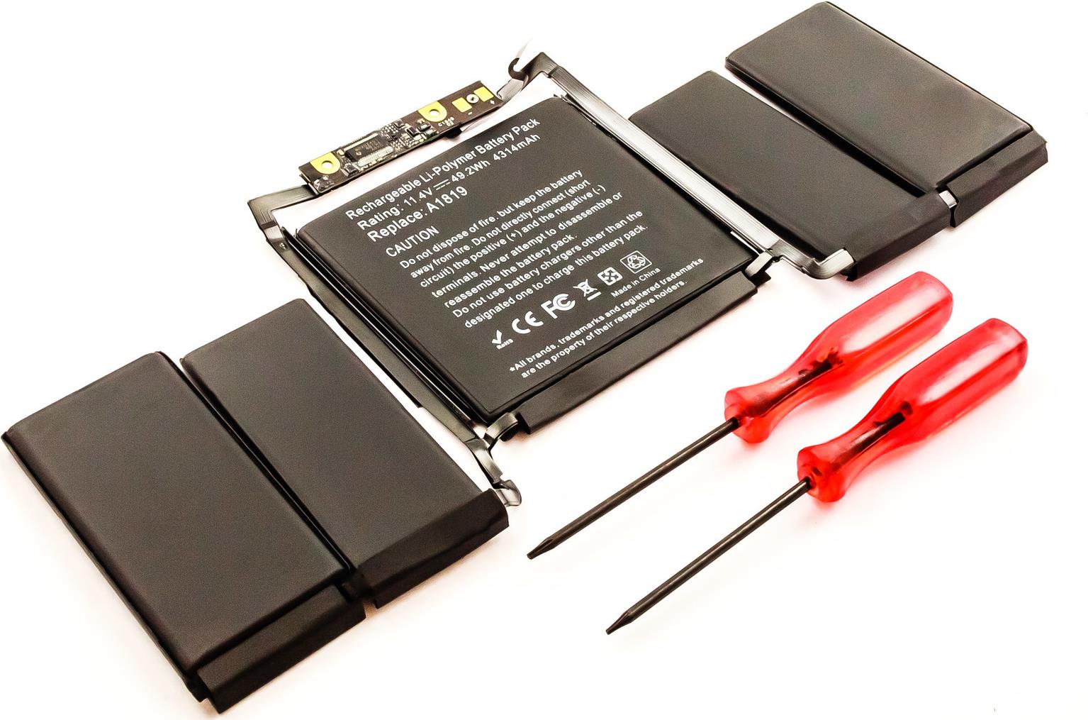 Image of CoreParts - Laptop-Batterie (gleichwertig mit: Apple A1819) - Lithium-Polymer - 4300 mAh - 49.2 Wh