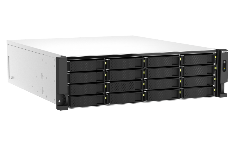 Image of QNAP TS-H2287XU-RP - NAS-Server - 22 Schächte - Rack - einbaufähig - SATA 6Gb/s - RAID 0, 1, 5, 6, 10, 50, JBOD, 60 - RAM 64 GB - 2.5 Gigabit Ethernet / 10 Gigabit Ethernet - iSCSI Support - 3U
