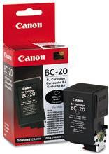 Image of Canon BC-20 - Schwarz - original - Tintenpatrone - für BJC-2000, 2100, 4200, 4650, 5500, MultiPASS C2500, C530, C545, C555, C560, C635, S100