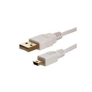 Image of InLine - USB-Kabel - Mini-USB, Typ B (M) zu USB (M) - USB2.0 - 50cm - weiß (31805W)