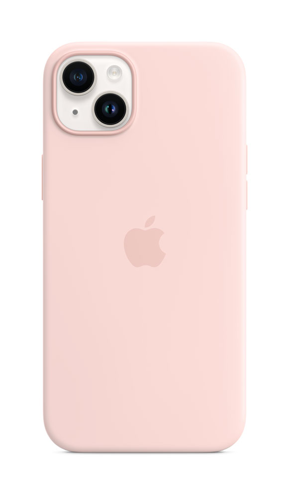 Image of Apple - Case für Mobiltelefon - mit MagSafe - Silikon - Chalk Pink - für iPhone 14 Plus (MPT73ZM/A)