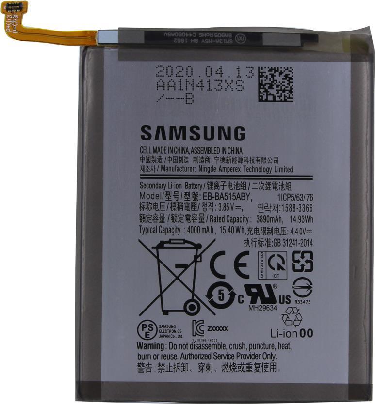 Image of Samsung - EB-BA515AB - A515F Galaxy A51 - Li-ion Akku - 4000mAh (EB-BA515AB)
