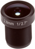 Image of AXIS M12 Megapixel - CCTV-Objektiv - feste Irisblende - M12-Anschluss - 2.8 mm - f/1.2 (Packung mit 10) - für AXIS P3904-R, P3905-R, P3915-R
