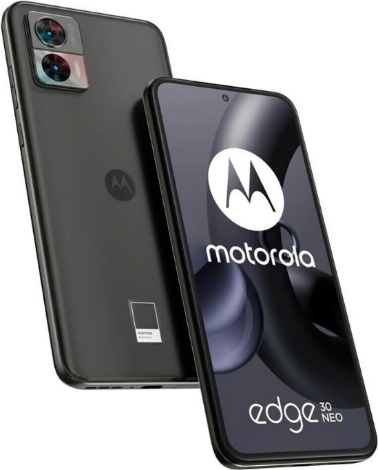 Image of Motorola Edge 30 Neo - 5G Smartphone - Dual-SIM - RAM 8 GB / Interner Speicher 256 GB - pOLED-Display - 6.28 - 2400 x 1080 Pixel (120 Hz) - 2 x Rückkamera 64 MP, 13 MP - front camera 32 MP - Black Onyx (PAV00096SE)