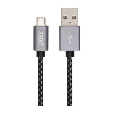 Image of 3SIXT BLK Micro USB Cable 1.0m