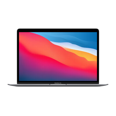 Image of Apple MacBook Air (M1, 2020) MGN63D/A SpaceGrau B-Ware Apple M1 Chip mit 7-Core GPU, 8GB RAM, 256GB SSD, macOS - 2020